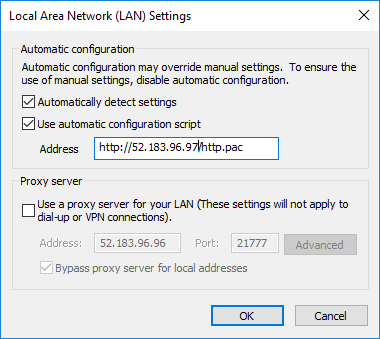 Pac File Bypass Proxy For Local Addresses And Maps